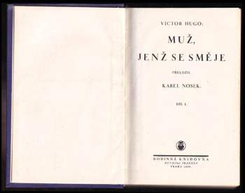 Victor Hugo: Muž, jenž se směje
