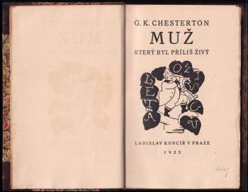 G. K Chesterton: Muž, který byl příliš živý