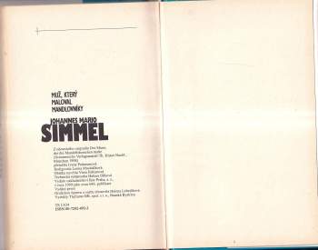 Johannes Mario Simmel: Muž, který maloval mandlovníky