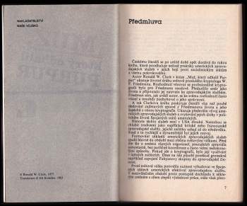 Ronald William Clark: Muž, který odhalil Purpur