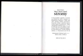 Jean Giono: Muž, který sázel stromy