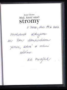 Jean Giono: Muž, který sázel stromy