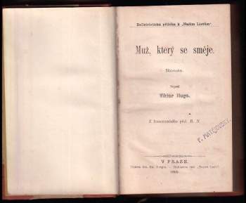 Victor Hugo: Muž, který se směje 1 - 4 - KOMPLET - 1. ČESKÉ VYDÁNÍ