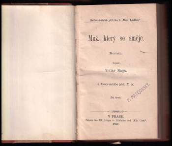 Victor Hugo: Muž, který se směje 1 - 4 - KOMPLET - 1. ČESKÉ VYDÁNÍ