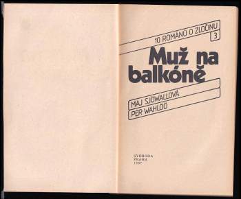 Per Wahlöö: Muž na balkóně