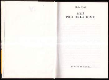 Mirko Pašek: Muž pro Oklahomu