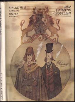 Muž s dýmkou a houslemi