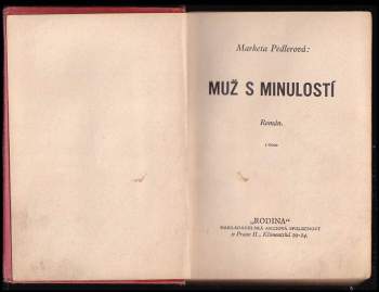 Margaret Pedler: Muž s minulostí