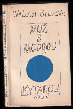 Muž s modrou kytarou