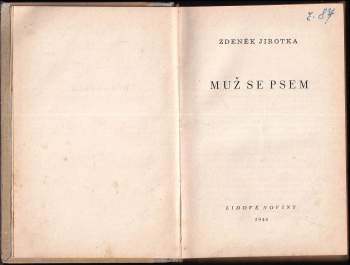 Zdeněk Jirotka: Muž se psem