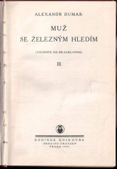 Alexandre Dumas: Muž se železným hledím