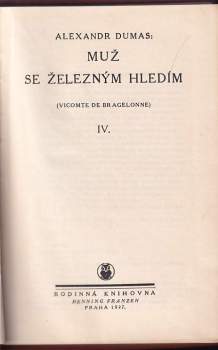 Alexandre Dumas: Muž se železným hledím