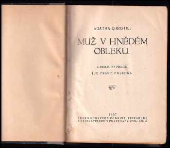 Agatha Christie: Muž v hnědém obleku