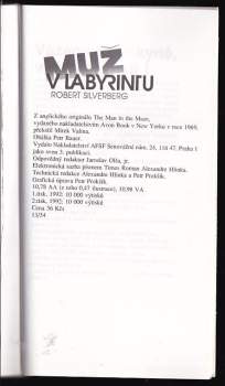 Robert Silverberg: Muž v labyrintu