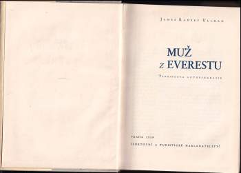 James Ramsey Ullman: Muž z Everestu