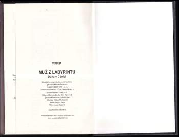 Donato Carrisi: Muž z labyrintu