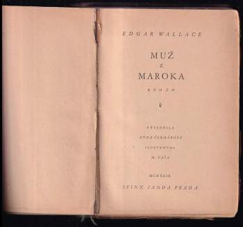 Edgar Wallace: Muž z Maroka