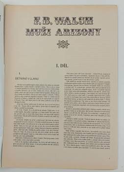 F. B Walsh: Muži Arizony