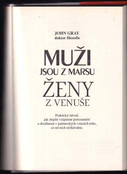 John Gray: Muži jsou z Marsu, ženy z Venuše