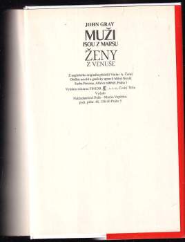 John Gray: Muži jsou z Marsu, ženy z Venuše