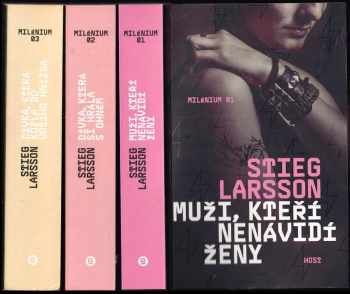 Stieg Larsson: Milénium : Díl 1-3 (Muži, kteří nenávidí ženy + Dívka, která si hrála s ohněm + Dívka, která kopla do vosího hnízda)