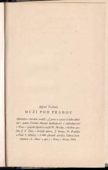Alfred Technik: Muži pod Prahou