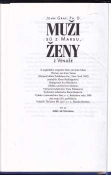 John Gray: Muži sú z Marsu, ženy z Venuše
