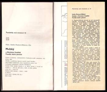 Emilie Pleslová-Štiková: Mužský u Mnichova Hradiště