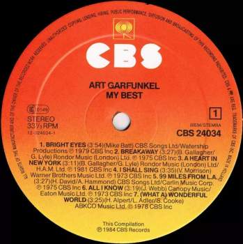 Art Garfunkel: My Best