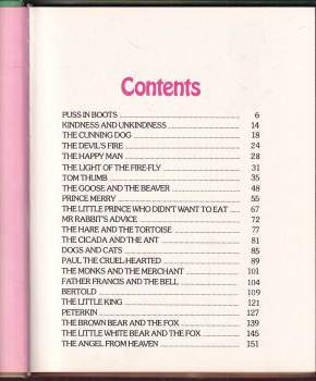 My Book of Fairy Tales and Fables