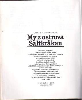 Astrid Lindgren: My z ostrova Saltkråkan