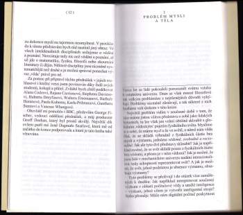 John Rogers Searle: Mysl, mozek a věda