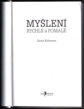 Daniel Kahneman: Myšlení
