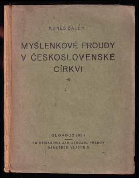 Myšlenkové proudy v československé církvi