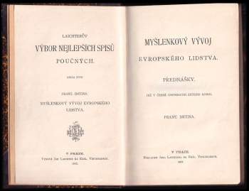 František Drtina: Myšlenkový vývoj evropského lidstva