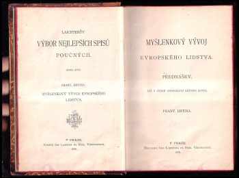 František Drtina: Myšlenkový vývoj evropského lidstva