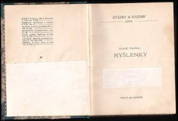 Blaise Pascal: Myšlenky