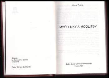Alfonso Pereira: Myšlenky a modlitby