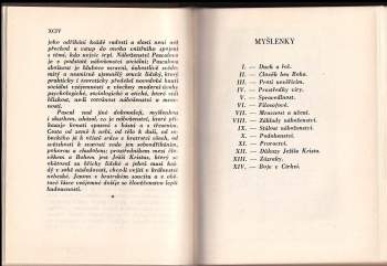 Blaise Pascal: Myšlenky