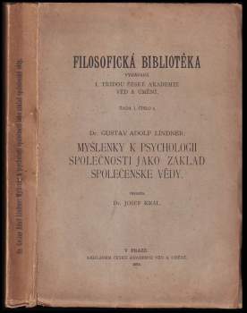 Myšlenky k psychologii jako základ společenské vědy. O utajených představách