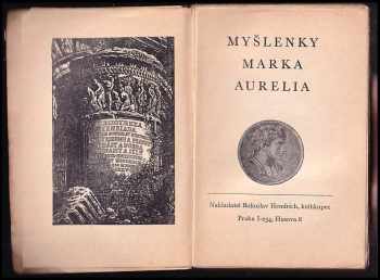 Antoninus Marcus Aurelius: Myšlenky Marka Aurelia
