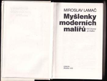 Miroslav Lamač: Myšlenky moderních malířů