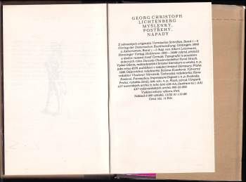 Georg Christoph Lichtenberg: Myšlenky, postřehy, nápady