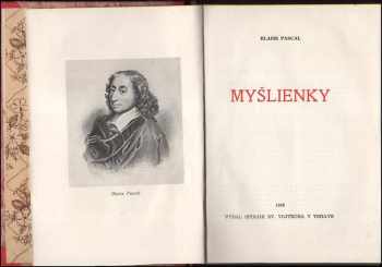 Blaise Pascal: Myšlienky