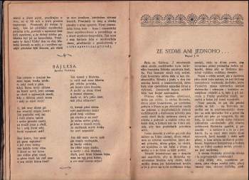 Myslivec Rodinný kalendář na rok 1919
