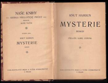 Knut Hamsun: Mysterie