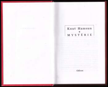 Knut Hamsun: Mystérie