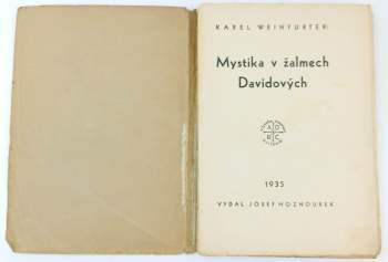 Karel Weinfurter: Mystika v žalmech Davidových