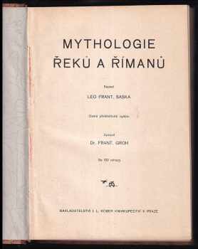 Leo František Saska: Mythologie Řeků a Římanů