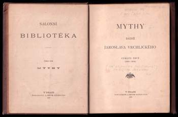 Jaroslav Vrchlický: Mythy